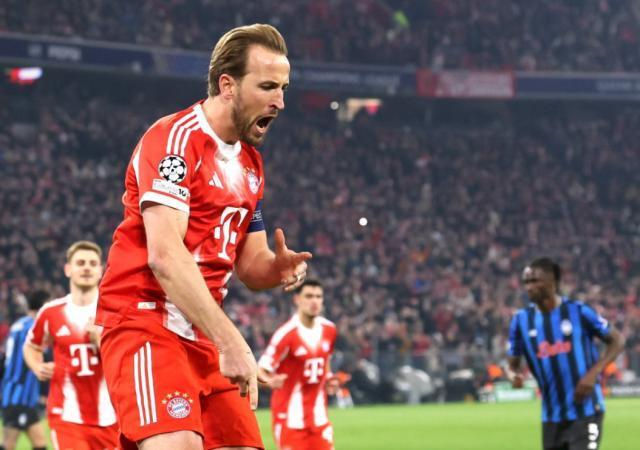 凯恩欧冠50球里程碑 拜仁双杀亚特兰大晋级皇马